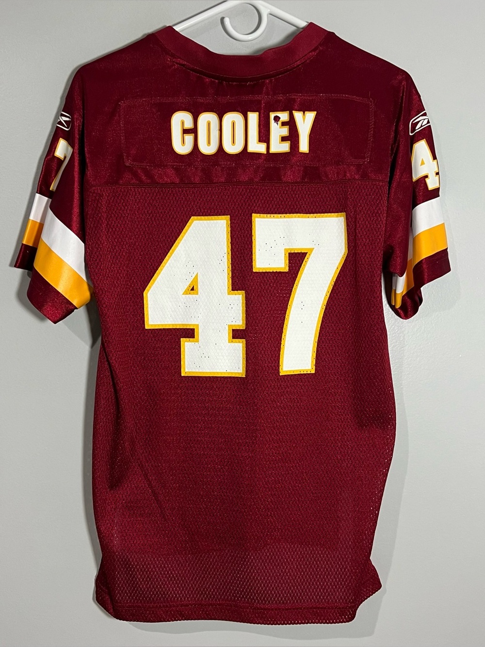 Reebok NFL Washington Redskins Chris Cooley Red Football Jersey Youth Large